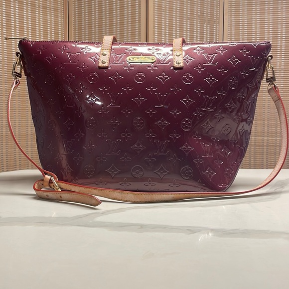 Wine Louis Vuitton handbag signature canvas - Picture 4 of 17